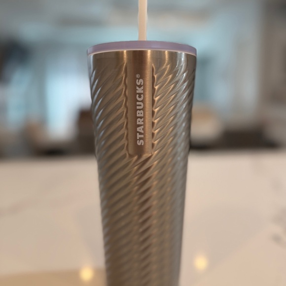 Starbucks Venti Silver Tumbler - Picture 1 of 2